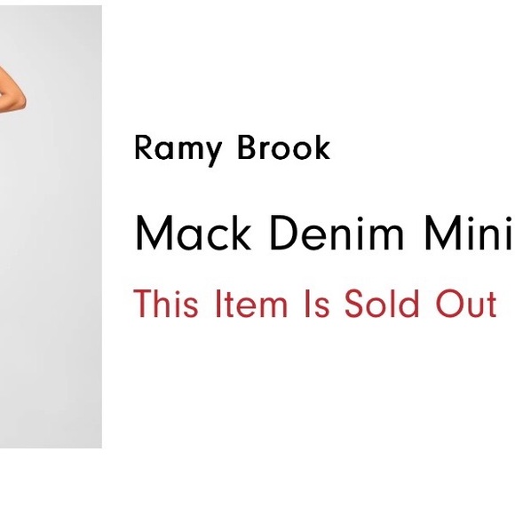 Ramy Brook Denim Mini Dress with Zipper - Picture 3 of 9